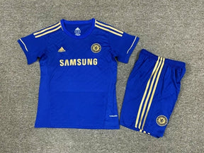 Chelsea Retro Children's Kit 2012/13 champions leauge kit | Kids Lampard & Drogba Era Shirt and Shorts