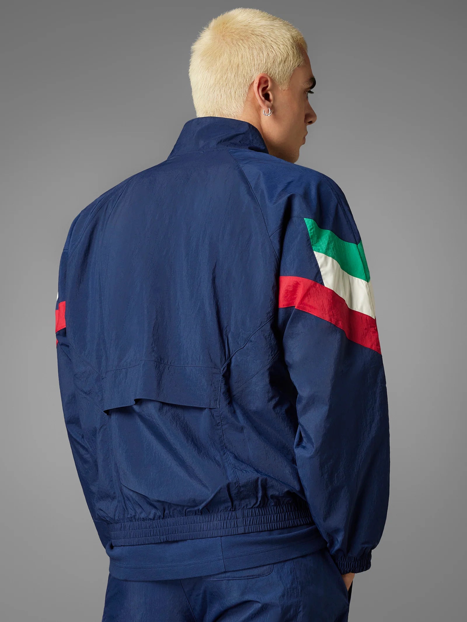 Italia 1970s Retro Track Jacket - Iconic Azzurri Style