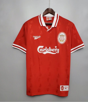 Retro Liverpool 96-98 home shirt Carlsberg sponsor
