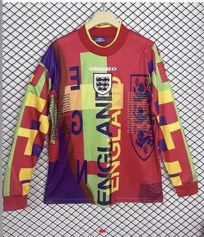 England Goalkeeper skittles jersey 1996 | Iconic skittles Retro Keeper Jersey from Euro '96