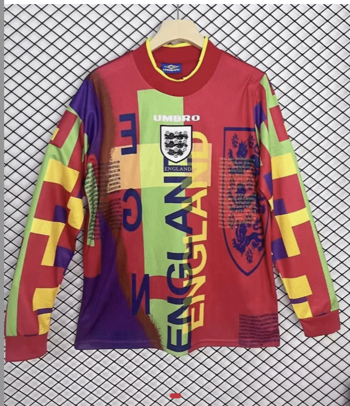 England Goalkeeper skittles jersey 1996 | Iconic skittles Retro Keeper Jersey from Euro '96