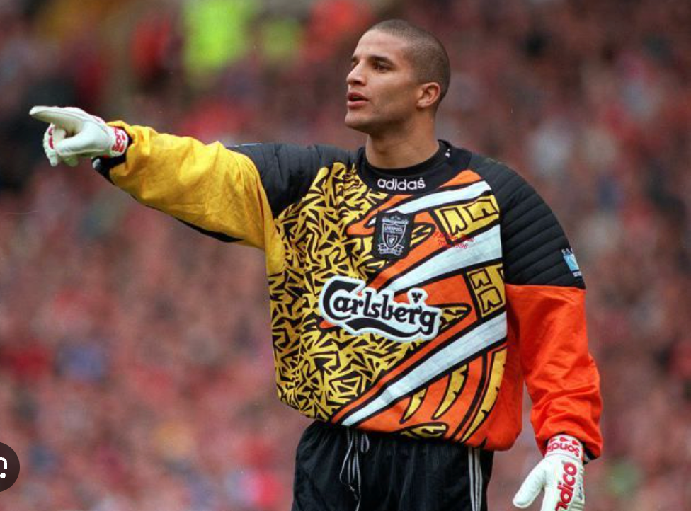 Liverpool retro Goalkeeper jersey 1995/96 | The 'Crazy Quilt' Retro Keeper Jersey