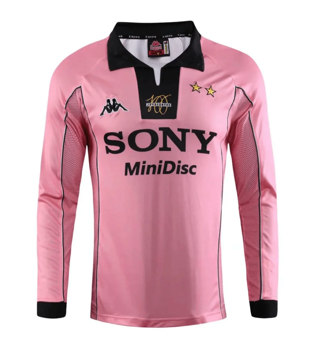 1997-98 Juventus Retro Football Shirt - Iconic Pink Inzaghi Jersey standout style