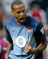 Arsenal 2002-04 Blue Henry Away Shirt | Iconic Highbury Retro Kit with O2 Sponsor