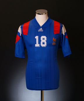 France 1992 Home Shirt | Cantona retro france jersey | Iconic Euro '92 Jersey