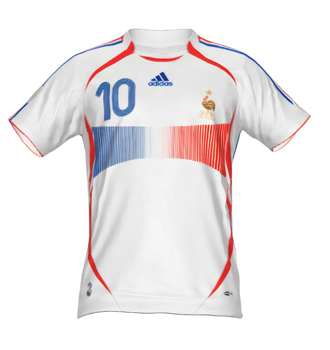 France 2006 retro Away Shirt | Zidane World Cup Final Drama Retro Jersey