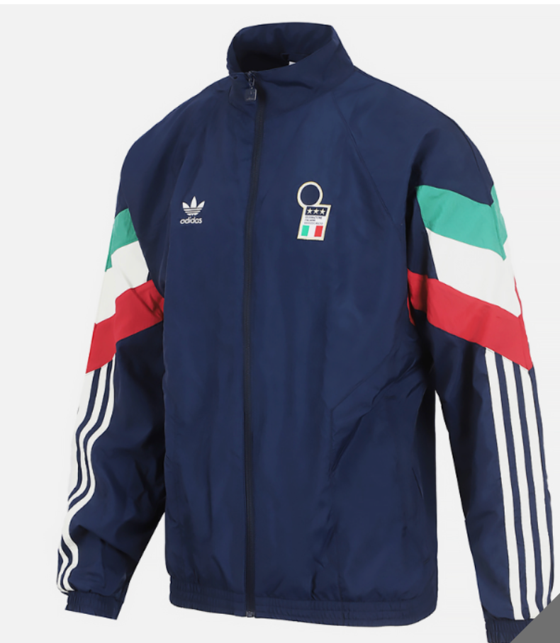 Italia 1970s Retro Track Jacket - Iconic Azzurri Style