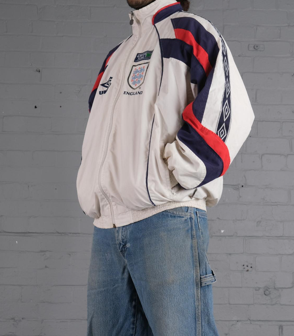 Umbro England 1998 national track Jacket -This is England 90's football tracksuits