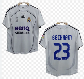 David Beckham kids jersey Real Madrid 2006-07 Galacticos home kit