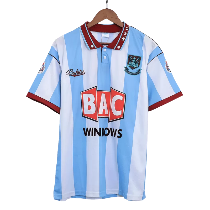 1991/92 West Ham United away Jersey – Retro West Ham BAC Windows Sponsor jersey , Bukta Classic (Copy)