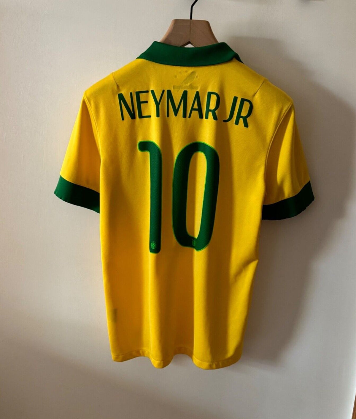 Brazil 2013 Home Shirt | Iconic Yellow & Green | Neymar 10 Edition