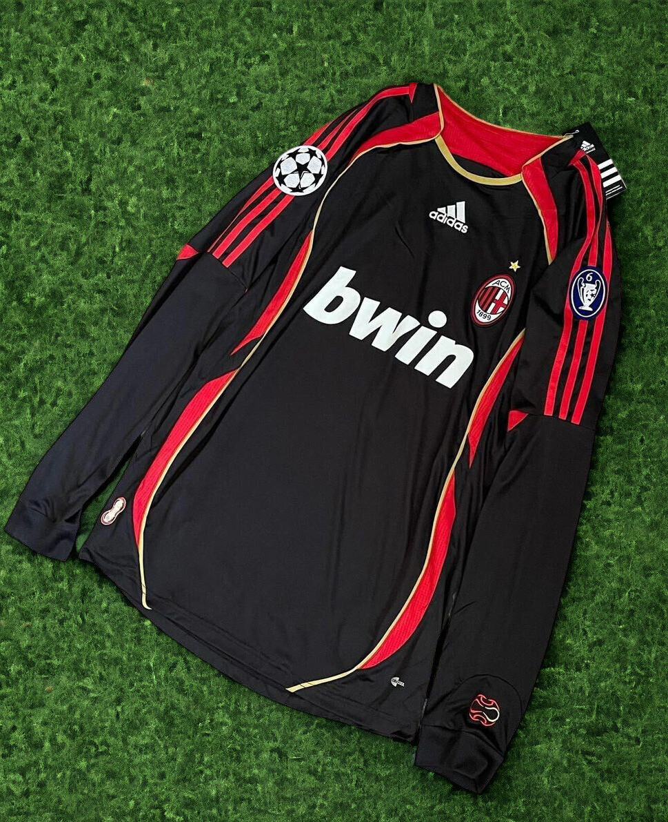 A.C Milan 06-07 retro shirt limited Edition third kit long sleeve