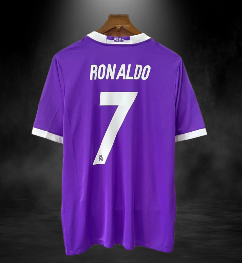 Ronaldo CR7 Real Madrid 16 17 Purple Galacticos jersey