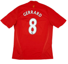 Retro Liverpool 2008 home jersey #8 Steven Gerrard