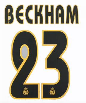 David Beckham Real Madrid Galacticos soccer jersey