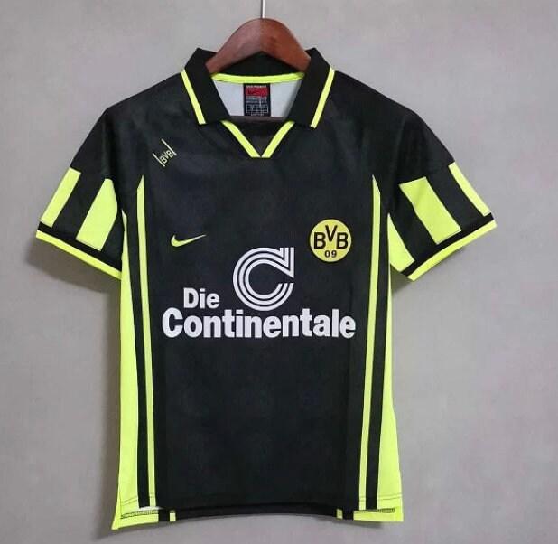 Retro Dortmund BVB 1996-1997 away retro soccer jersey