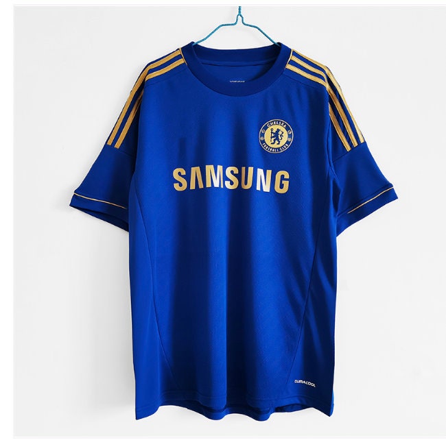 Chelsea blue & gold champions league home shirt 2012-13